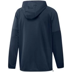 Adidas Anorak Quarter Zip Pullover -Golf Equipment Shop adidas 2022 anorak quarter zip pullover crew navy back itempicture