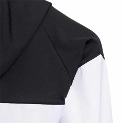 Adidas 2022 Girls Anorak Jacket -Golf Equipment Shop adidas 2022 girls anorak jacket black white detail itempicture