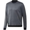 Adidas 2022 Go-To Crewneck Sweatshirt -Golf Equipment Shop adidas 2022 go to crewneck pullover black grey six itempicture