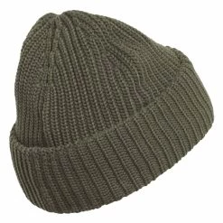 Adidas Double Cuff Novelty Beanie -Golf Equipment Shop adidas 2023 double cuff novelty beanie olive strata back itempicture