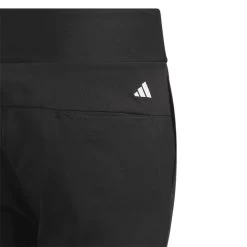 Adidas Girls Pull-On Pants -Golf Equipment Shop adidas 2023 girls pull on pants black back detail itempicture