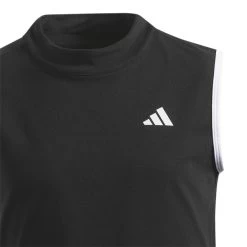 Adidas Girls Sleeveless Versatile Dress -Golf Equipment Shop adidas 2023 girls sleeveless versatile dress black collar detail itempicture