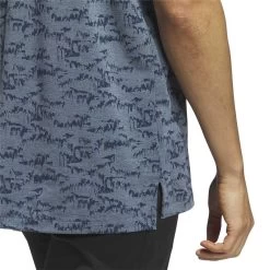 Adidas Go To Printed Polo -Golf Equipment Shop adidas 2023 go to printed polo arctic night detail1 itempicture