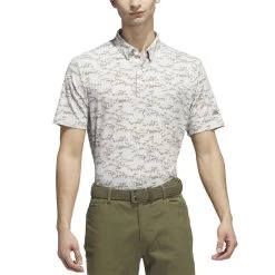 Adidas Go To Printed Polo -Golf Equipment Shop adidas 2023 go to printed polo white itempicture