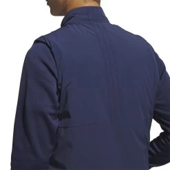 Adidas Ultimate365 Tour Frostguard Padded Jacket -Golf Equipment Shop adidas 2023 ultimate365 tour frostguard padded jacket collegiate navy detail back itempicture