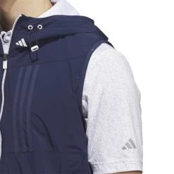 Adidas Ultimate365 Tour Wind.RDY Vest -Golf Equipment Shop adidas 2023 ultimate365 tour wind rdy vest collegiate navy detail front itempicture
