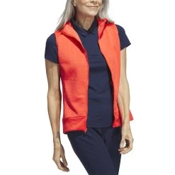 Adidas Women's COLD.RDY Vest -Golf Equipment Shop adidas 2023 womens cold rdy vest bright red open itempicture