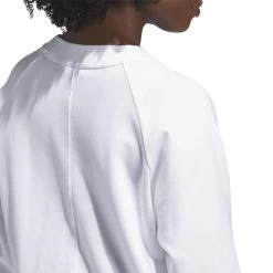 Adidas Women's Made With Nature Sweatshirt -Golf Equipment Shop adidas 2023 womens made with nature sweatshirt white detail1 itempicture