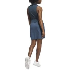 Adidas Women's Ultimate365 Tour Sleeveless Dress -Golf Equipment Shop adidas 2023 womens ultimate365 tour sleeveless dress arctic night back itmepicture