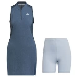 Adidas Women's Ultimate365 Tour Sleeveless Dress -Golf Equipment Shop adidas 2023 womens ultimate365 tour sleeveless dress arctic night catalog itmepicture