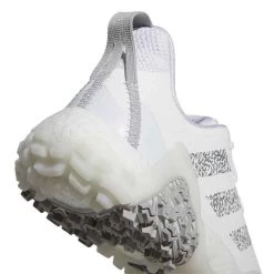 Adidas Codechaos 22 Golf Shoes White/Silver/Grey Two -Golf Equipment Shop adidas codechaos 22 golf shoes white silver grey two heel detail itempicture