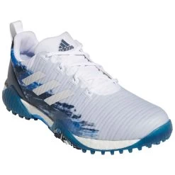 Adidas Codechaos Golf Shoes White/Grey One/Crew Navy -Golf Equipment Shop adidas codechaos golf shoes white grey one crew navy toe itempicture
