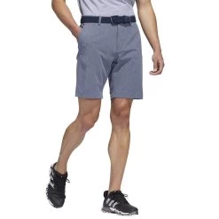 Adidas Crosshatch 9-Inch Shorts -Golf Equipment Shop adidas crosshatch 9 inch shorts collegiate navy walking itempicture