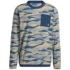 Adidas Texture Print Crewneck -Golf Equipment Shop adidas fw22 texture print crewneck hemp crew navy hero itempicture