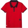 Adidas Girls Printed Short Sleeve Polo -Golf Equipment Shop adidas girls printed short sleeve polo red itempicture