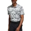 Adidas Horizon Print Polo -Golf Equipment Shop adidas horizon print polo linen green itempicture