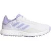 Adidas Juniors S2G Spikeless Golf Shoes White/Almost Lime/Light Purple -Golf Equipment Shop adidas juniors s2g spikeless golf shoes white almost lime light purple gv9787 profile itempicture