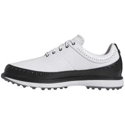 Adidas MC80 Golf Shoes White/Black/Red -Golf Equipment Shop adidas mc80 golf shoes white black red spine itempicture