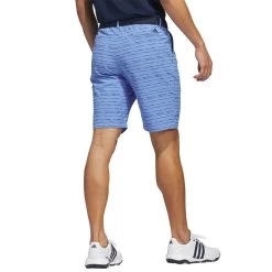 Adidas Textured 9 Inch Shorts -Golf Equipment Shop adidas s23 textured 9 inch shorts blue fusion collegiate navy back itempicture