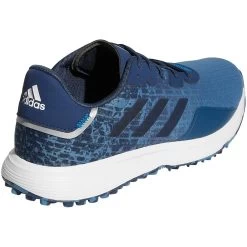 Adidas S2G Spikeless Golf Shoes Altered Blue/Crew Navy/White -Golf Equipment Shop adidas s2g spikeless golf shoes altered blue crew navy white gv9794 back itempicture