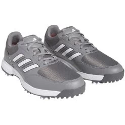 Adidas Tech Response 3.0 Golf Shoes Grey Four/White/Grey Three -Golf Equipment Shop adidas tech response 3 0 golf shoes grey four white grey three front itempicture