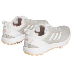 Adidas Women's S2G 23 BOA Golf Shoes White/Coral Fusion -Golf Equipment Shop adidas womens s2g 23 boa golf shoes white coral fusion back itempicture