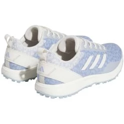 Adidas Women's S2G SL 23 Golf Shoes Blue Dawn/Chalk White -Golf Equipment Shop adidas womens s2g sl 23 golf shoes blue dawn chalk white back itempicture