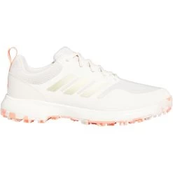 Adidas Women's Tech Response 3.0 SL Golf Shoes Chalk White/Silver/Coral Fusion