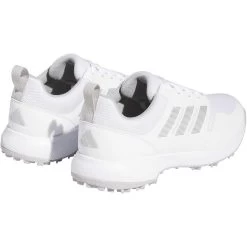 Adidas Women's Tech Response 3.0 SL Golf Shoes White/Grey Two/Silver -Golf Equipment Shop adidas womens tech response 3 0 sl golf shoes white grey silver back itempicture