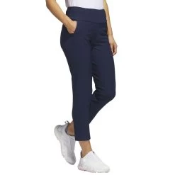 Adidas Women's Ultimate365 Ankle Pants -Golf Equipment Shop adidas womens ultimate365 ankle pants collegiate navy side itempicture