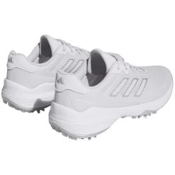 Adidas ZG23 Vent Golf Shoes Dash Grey/White/Silver -Golf Equipment Shop adidas zg23 vent golf shoes dash grey white silver back itempicture