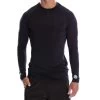 SParms SP Body Round Neck Sun Shirt -Golf Equipment Shop apaprel sparms sp body round neck sun shirt black itempicture