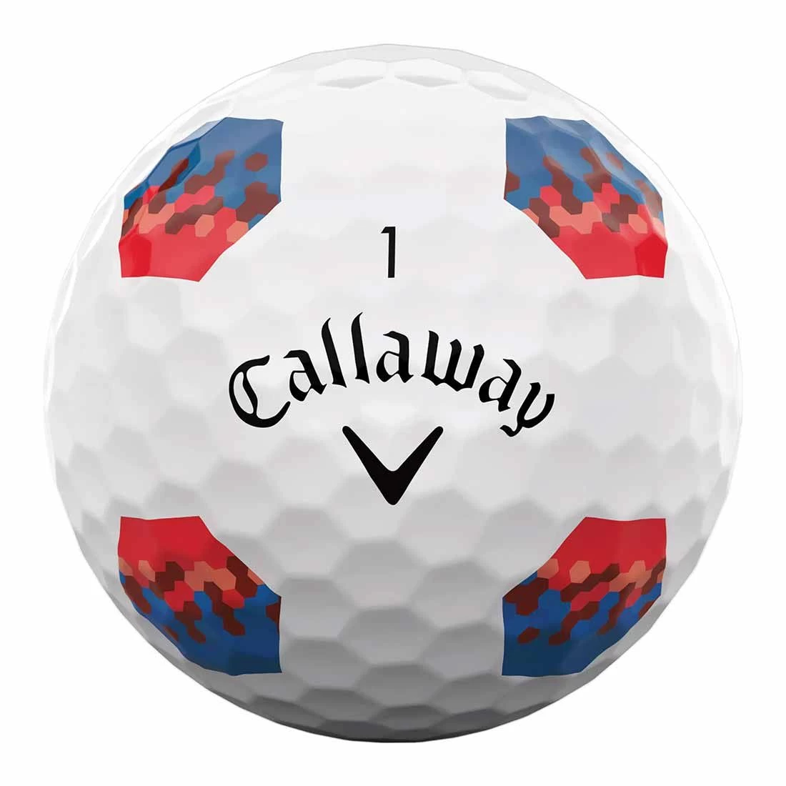 Callaway Chrome Soft TruTrack Red/Blue Golf Balls 6 Callaway Chrome Soft TruTrack Red/Blue Golf Balls - Image 4