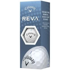 Callaway Women's REVA Golf Balls -Golf Equipment Shop callaway 2023 womens reva pearl golf balls sleeve itempicture