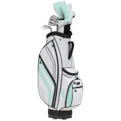 Cleveland Women's Bloom Complete Set -Golf Equipment Shop cleveland 2023 womens bloom complete set grey blue headcovers itempicture