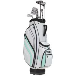 Cleveland Women's Bloom Complete Set -Golf Equipment Shop cleveland 2023 womens bloom complete set grey blue no headcovers itempicture