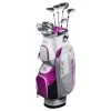 Cobra Women's Fly-XL Complete Set Silver/Plum W/ Cart Bag -Golf Equipment Shop cobra womens fly xl set silver plum cart bag