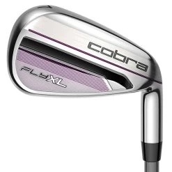 Cobra Women's Fly-XL Complete Set Silver/Plum W/ Cart Bag -Golf Equipment Shop cobra womens fly xl set silver plum iron
