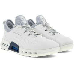 Ecco BIOM C4 Golf Shoes White/Grey -Golf Equipment Shop ecco biom c4 golf shoes white silver pair itempicture