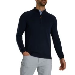 FootJoy Half-Zip Sweater -Golf Equipment Shop footjoy half zip sweater navy itempicture