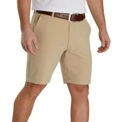 FootJoy Lightweight Shorts -Golf Equipment Shop footjoy lightweight shorts khaki front itempicture
