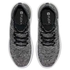 FootJoy Women's Flex XP Golf Shoes Black/Charcoal -Golf Equipment Shop footjoy womens flex xp golf shoes black charcoal top itempicture