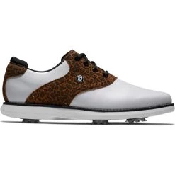 FootJoy Women's Traditions Saddle Golf Shoes Leopard