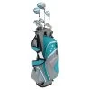 Tour Edge Women's Lady Edge Starter Set -Golf Equipment Shop golf package sets tour edge womens lady edge starter set turquoise stand bag itempicture