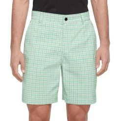 Nike Dri-FIT Chino Plaid Shorts -Golf Equipment Shop nike dri fit chino plaid shorts enamel green itempicture