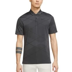 Nike Dri-FIT Vapor Jacquard Polo -Golf Equipment Shop nike dri fit vapor jacquard polo dark smoke grey itempicture