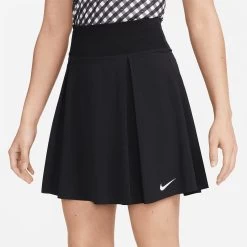 Nike Women's Dri-FIT Advantage Long Skirt -Golf Equipment Shop nike womens dri fit advantage 17 inch club skirt black front itempicture