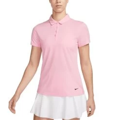 Nike Women's Dri-FIT Victory Polo -Golf Equipment Shop nike womens dri fit victory polo medium soft pink itempicture