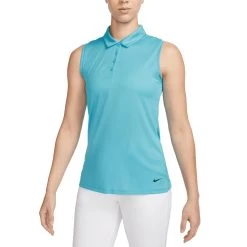 Nike Women's Dri-FIT Victory Sleeveless Polo 21 Nike Women's Dri-FIT Victory Sleeveless Polo -Golf Equipment Shop nike womens dri fit victory sleeveless polo baltic blue itempicture