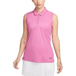 Nike Women's Dri-FIT Victory Sleeveless Polo 22 Nike Women's Dri-FIT Victory Sleeveless Polo -Golf Equipment Shop nike womens dri fit victory sleeveless polo cosmic fuchsia itempicture